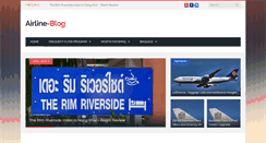 Desktop Screenshot of airline-blog.org