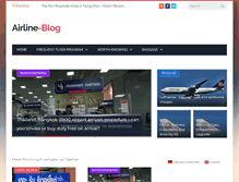 Tablet Screenshot of airline-blog.org